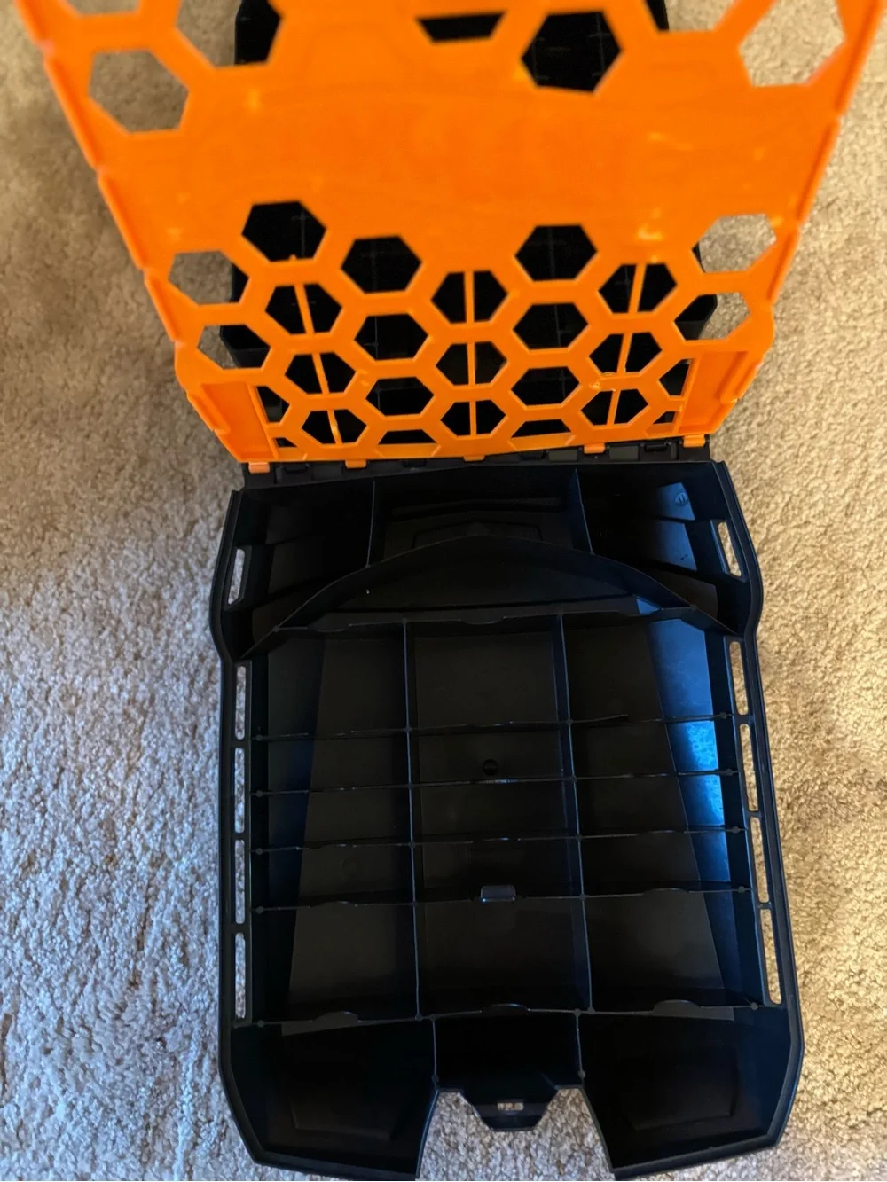 Hot Wheels 100-Car Rolling Case with Orange Pull Handle